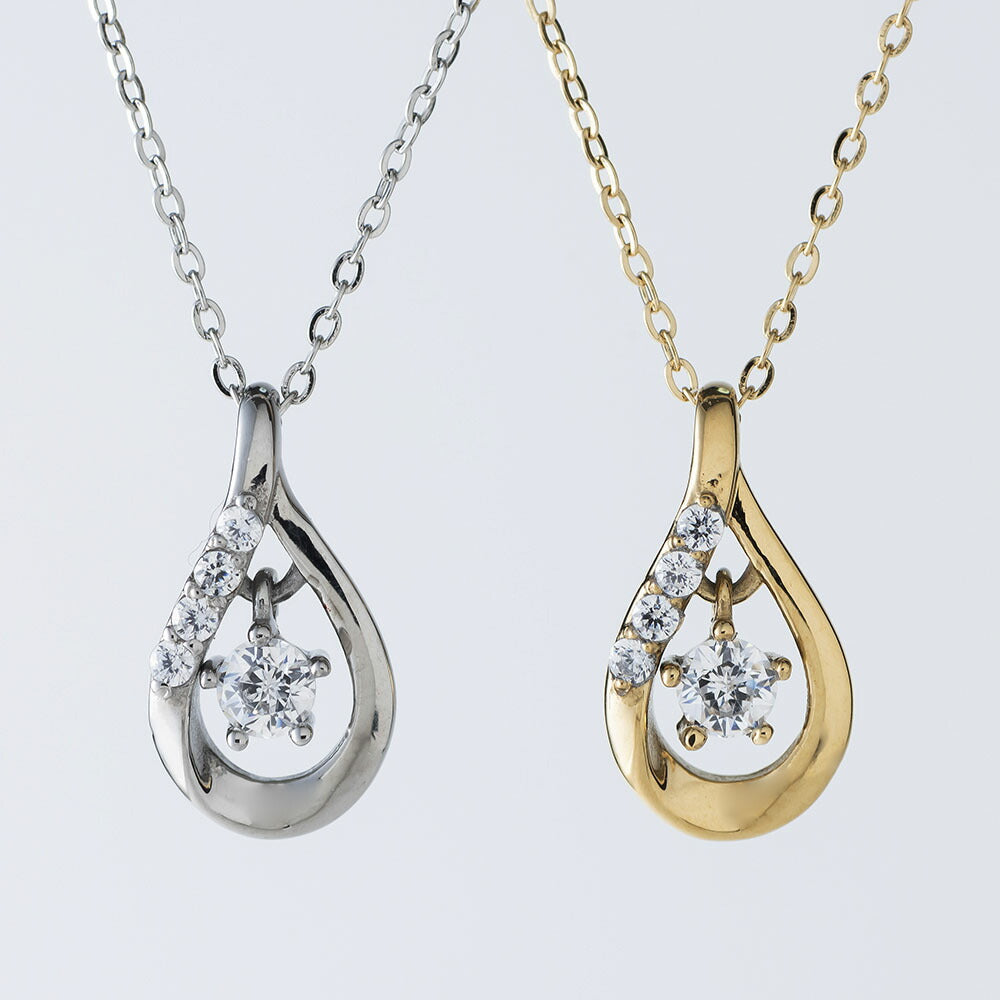 【Twinkle Dream Star premium】しずく型デザインネックレス