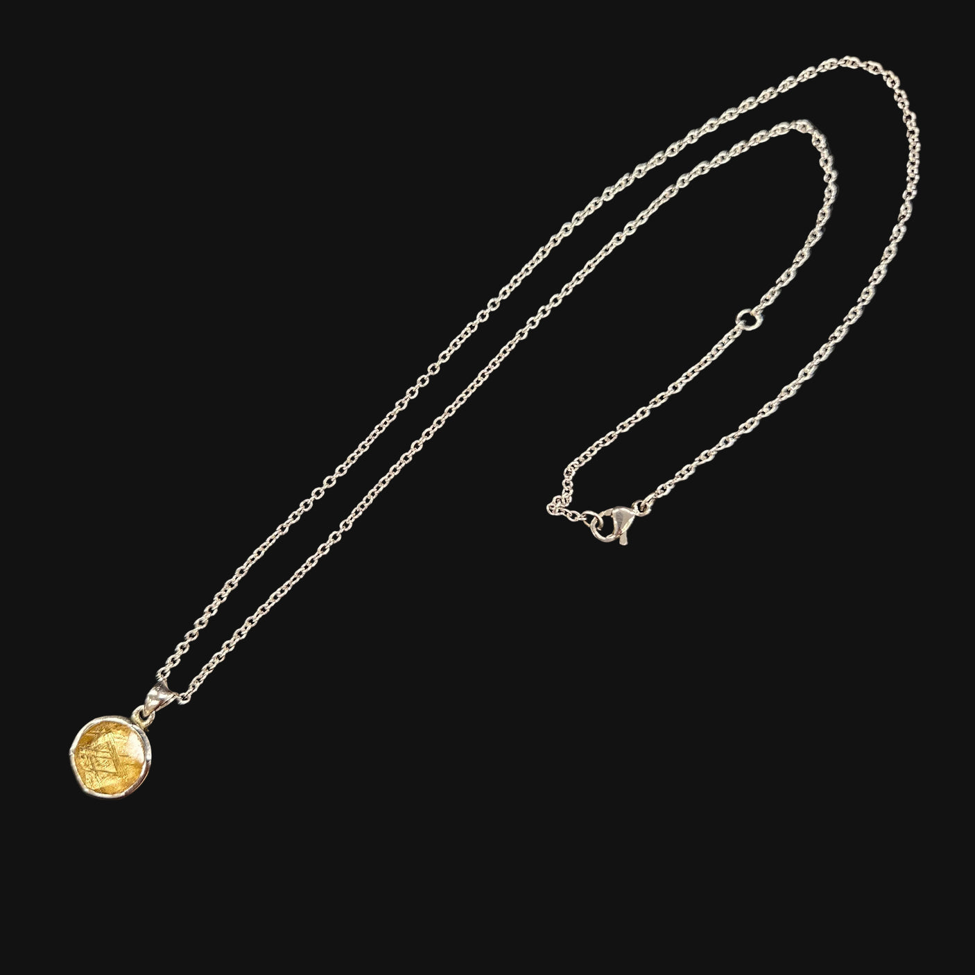メテオライトトップ 六芒星モチーフ(チェーン別売り)