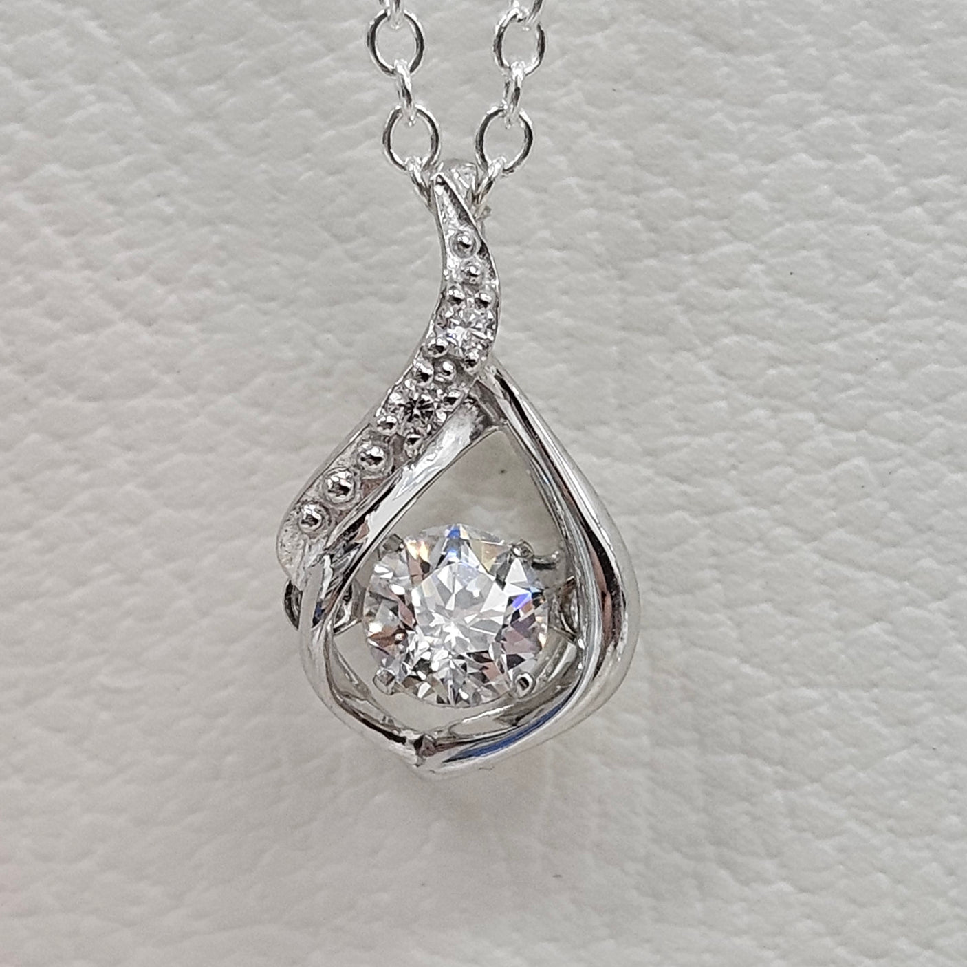 【Twinkle Dream Star premium】ドロップシルバーネックレス トップ単品
