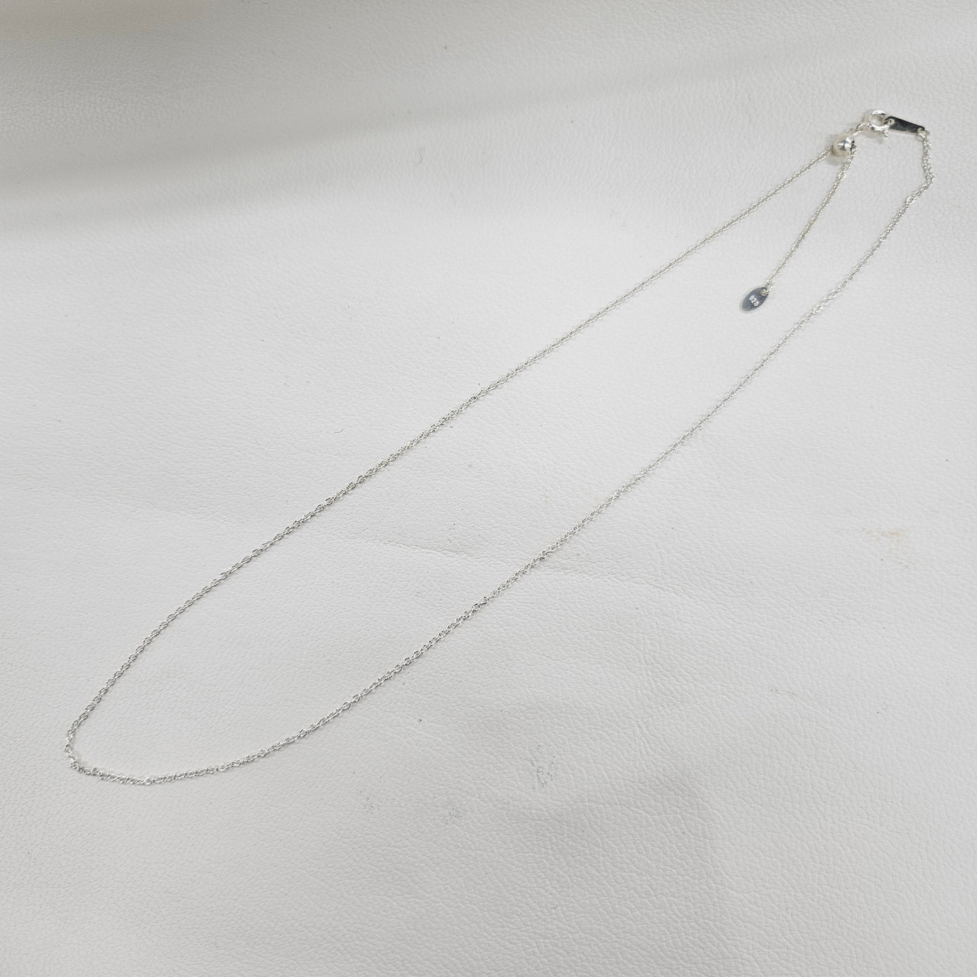 シルバーチェーン MAX45cm (長さ調整可能タイプ)