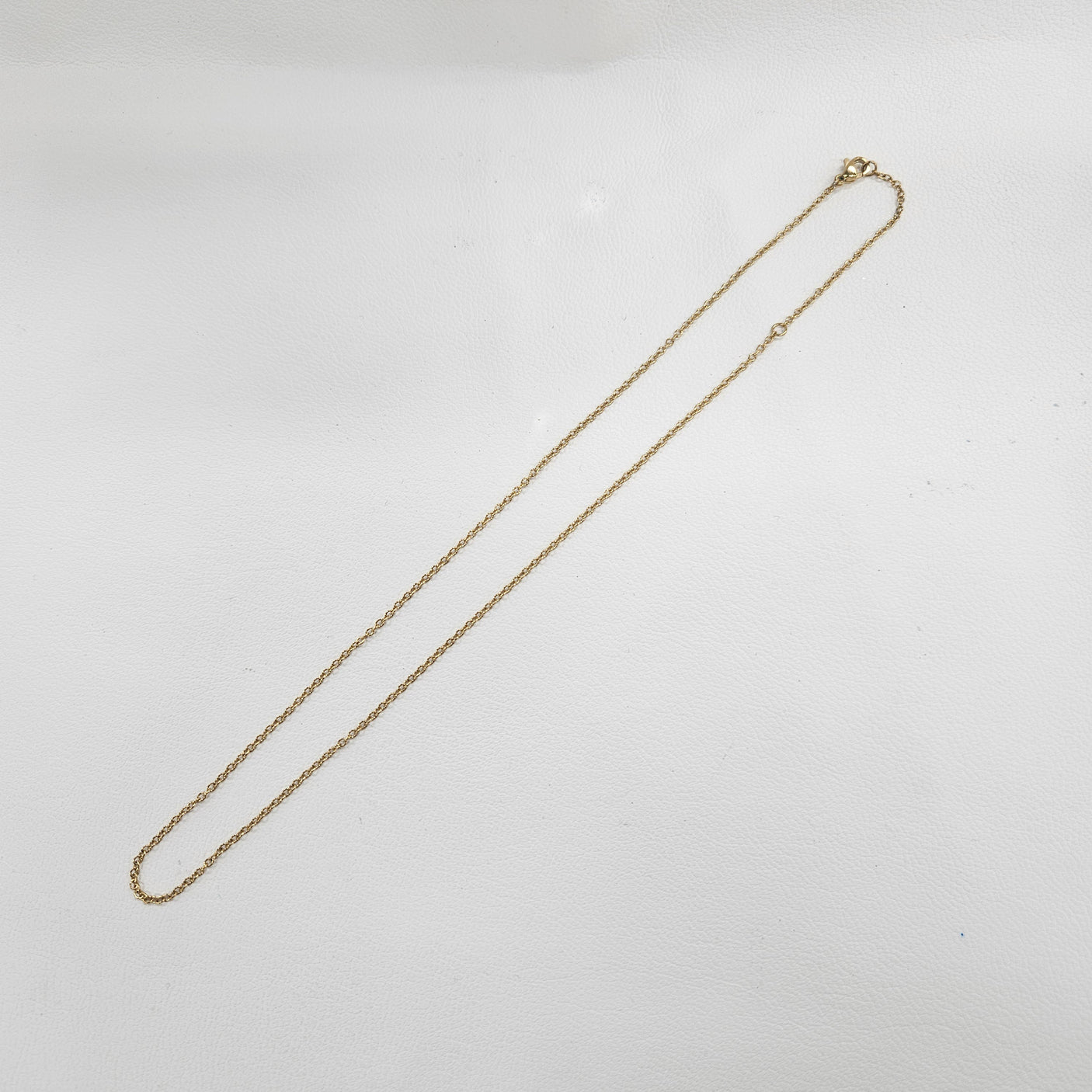 ステンレスチェーン(ゴールドカラー ) 40/45cm 2Way