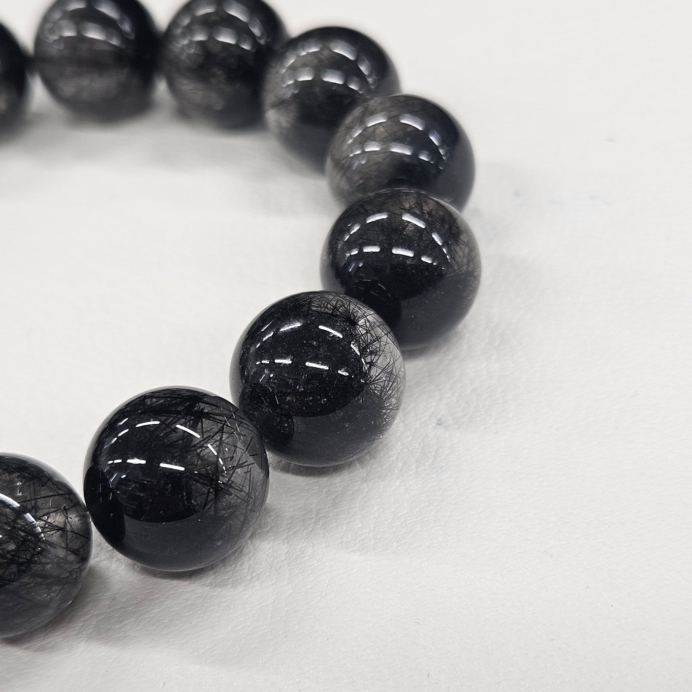 ブラックルチルブレスレット 約14mm 【会長秘蔵コレクション】<0042>