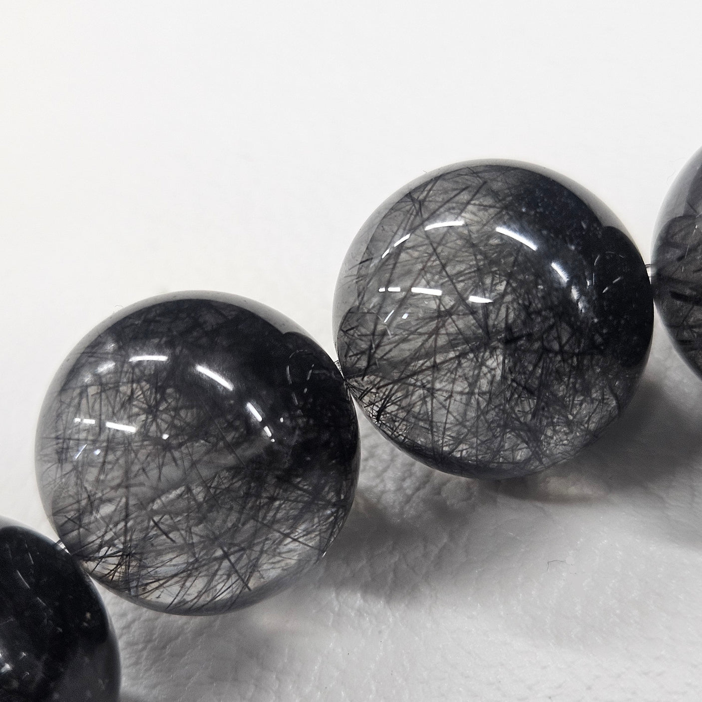 ブラックルチルブレスレット 約14mm 【会長秘蔵コレクション】<0042>
