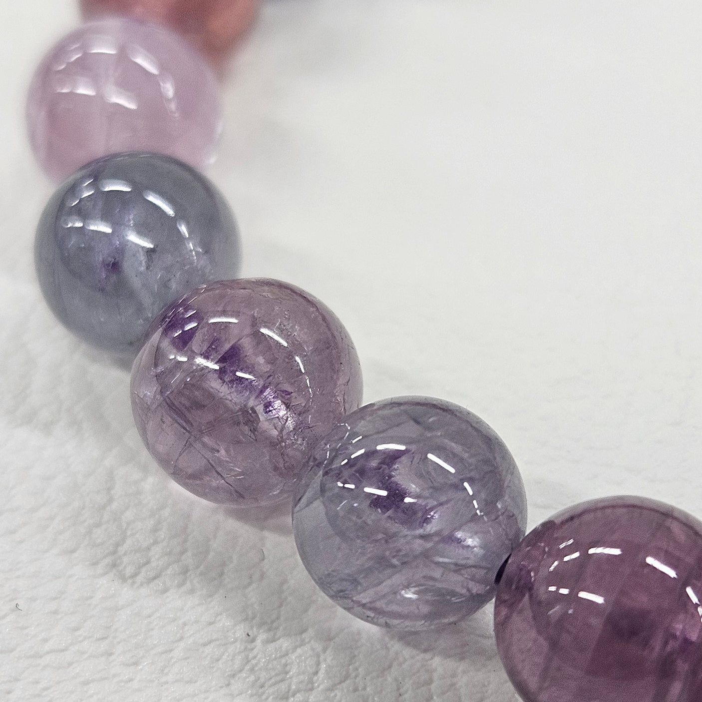 マルチカラースピネルブレスレット 約8mm 【会長秘蔵コレクション】<0075>