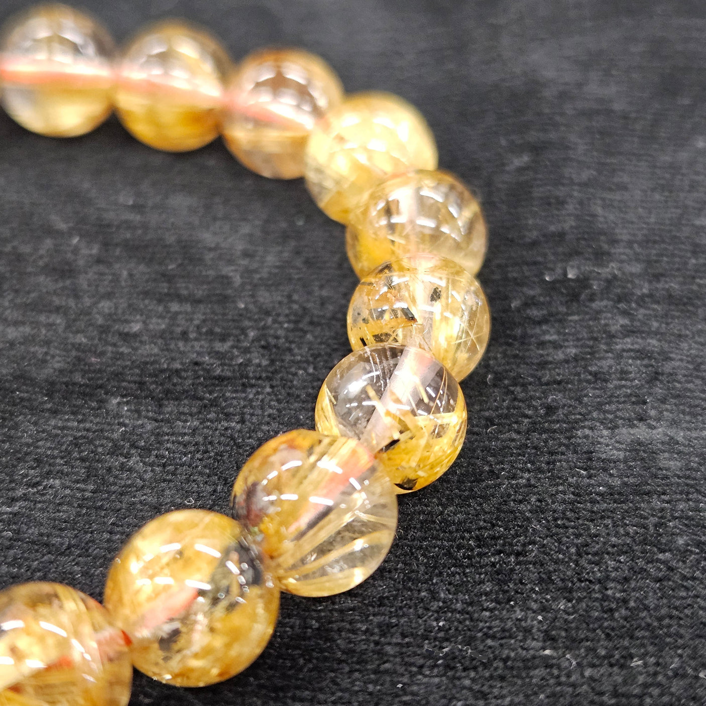 ルチルブレスレット 8.5mm 【会長秘蔵コレクション】<0082>