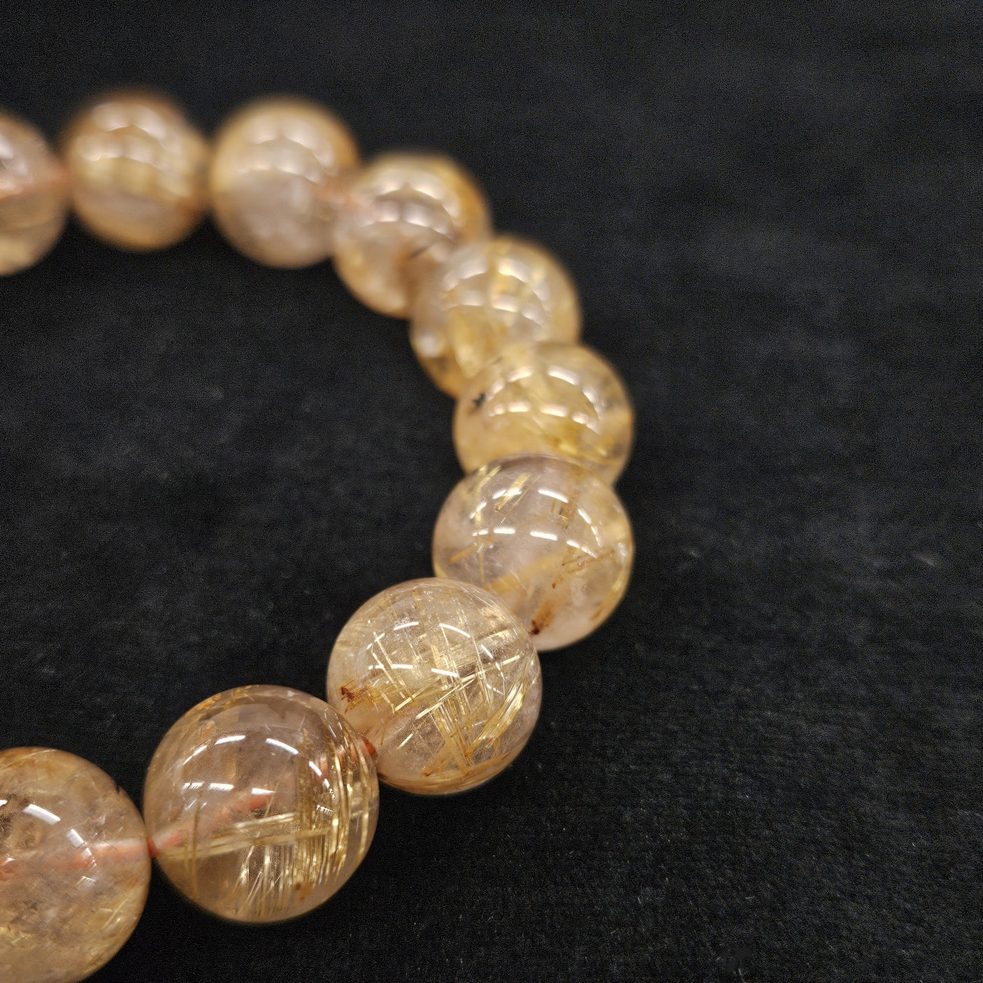 ルチルブレスレット 12mm 【会長秘蔵コレクション】<0089>