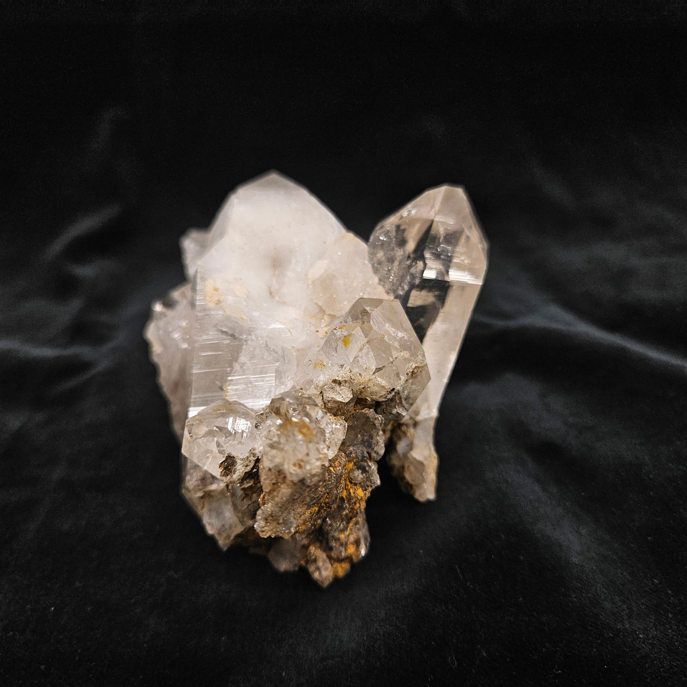 【産地直送価格!!】マニハール ヒマラヤ水晶 クラスター 約576g【入荷日:7/10 ダンボールNo.09】