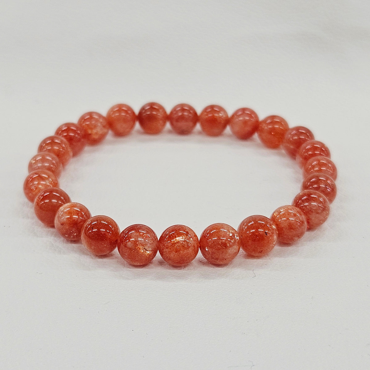 Sunstone bracelet, beads approx. 7.5~8mm