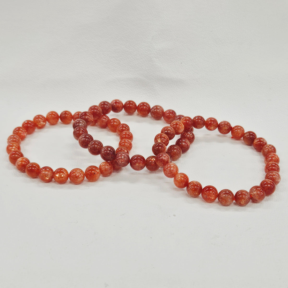Sunstone bracelet, beads approx. 7.5~8mm
