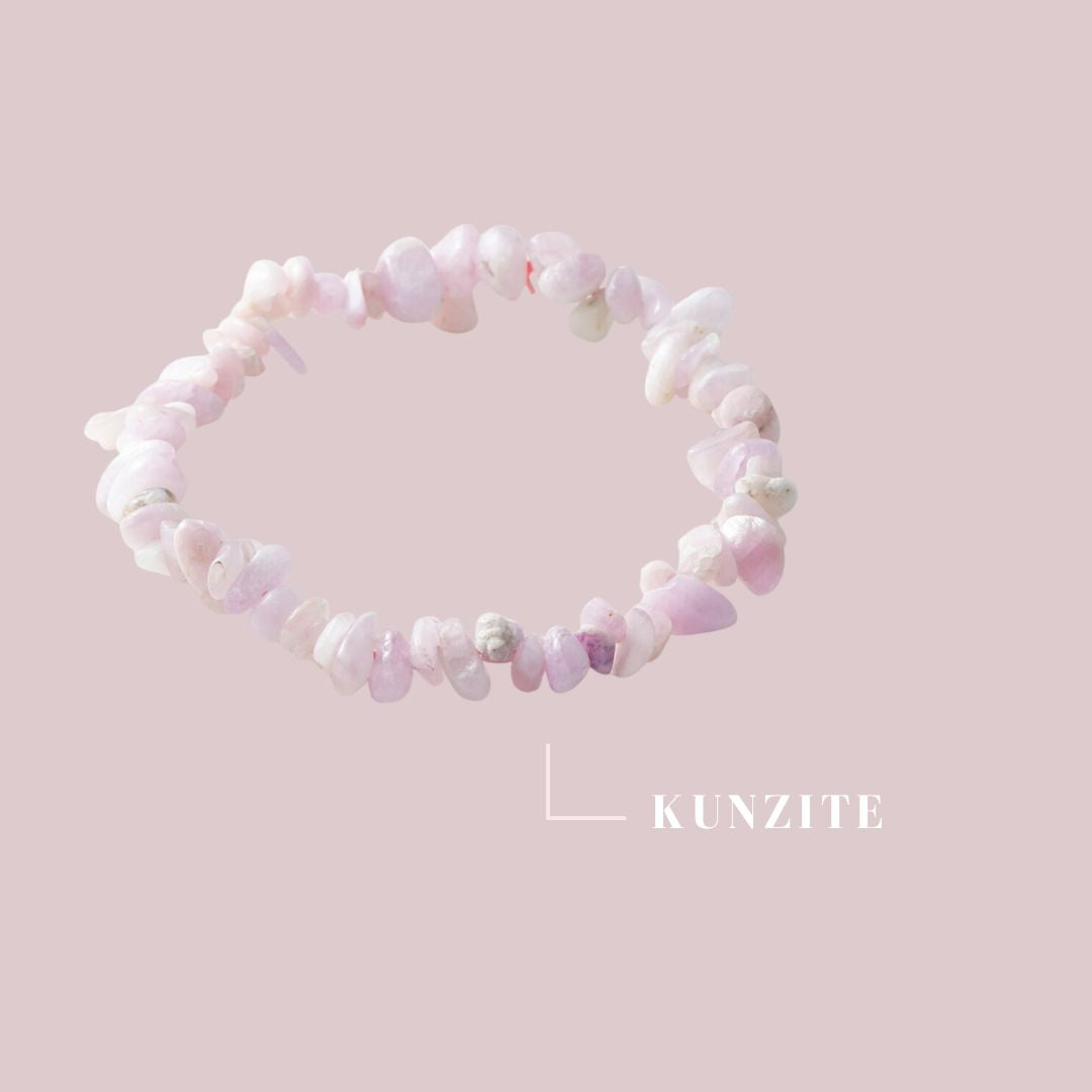 天然石サザレブレスレット(4種)