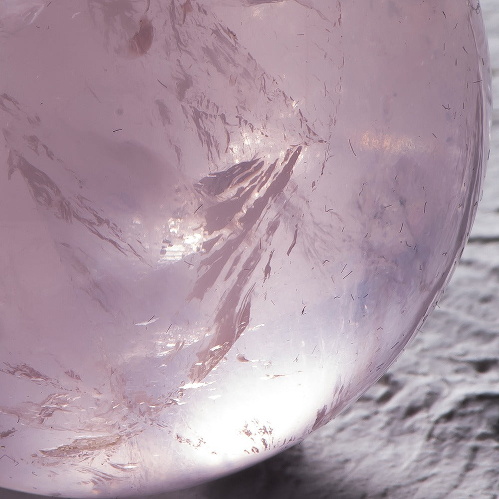 40mm球(ローズクォーツ)