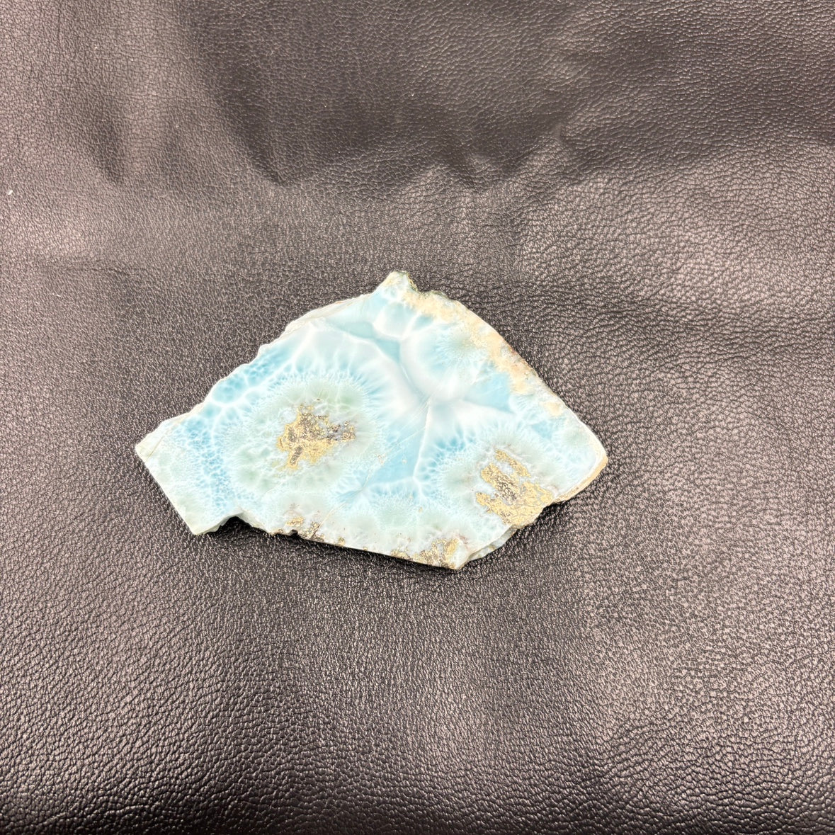 ラリマープレート原石(約67g)約5.5×8.5cm