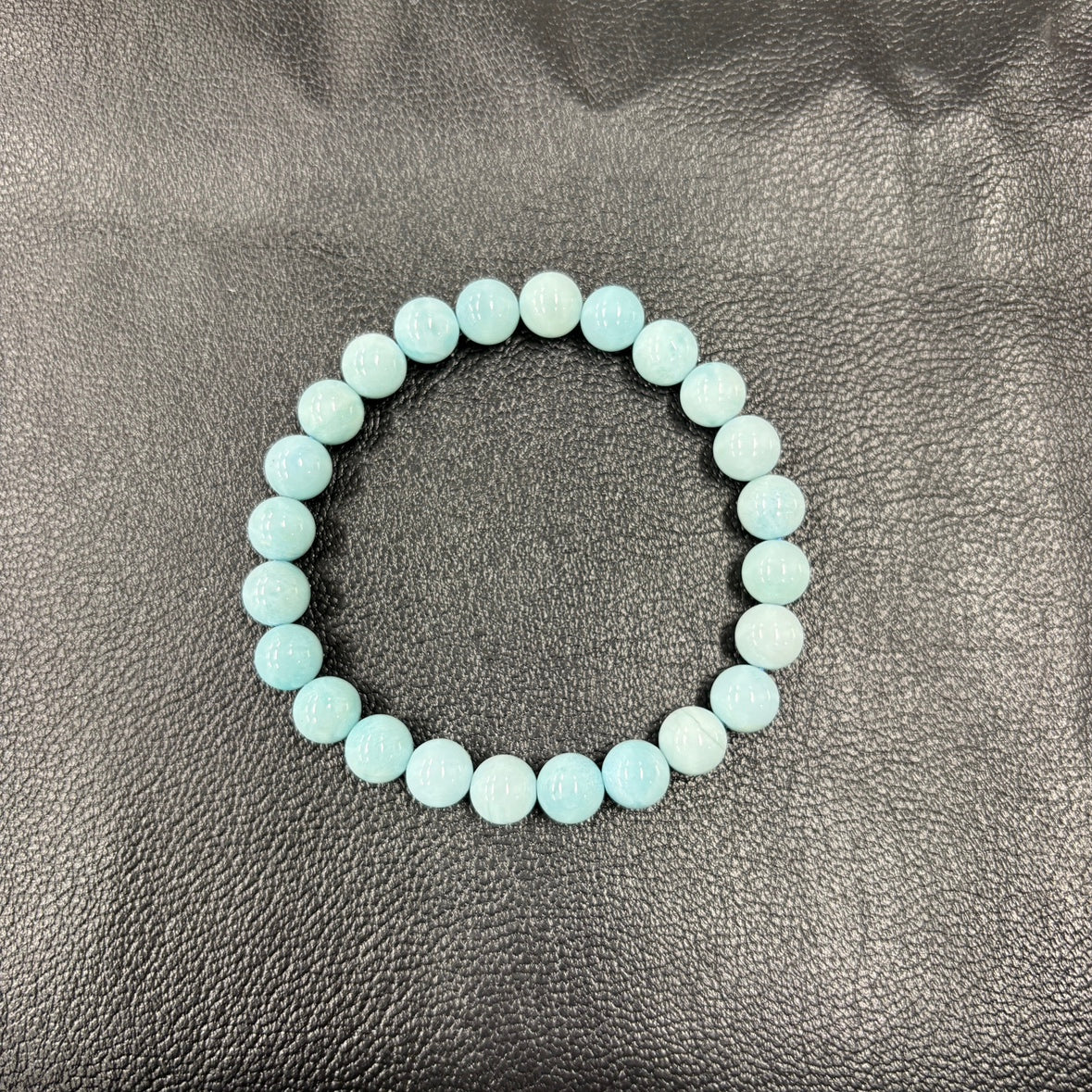 ラリマーブレスレット 約7.5mm 内径約15.5cm