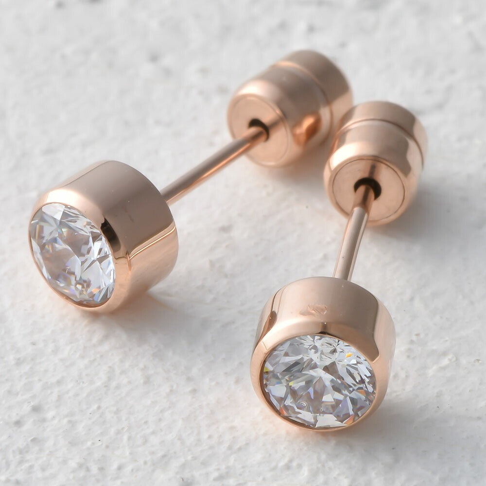 【Twinkle Dream Star premium】【両耳用】ワンストーン サージカルステンレス ピアス