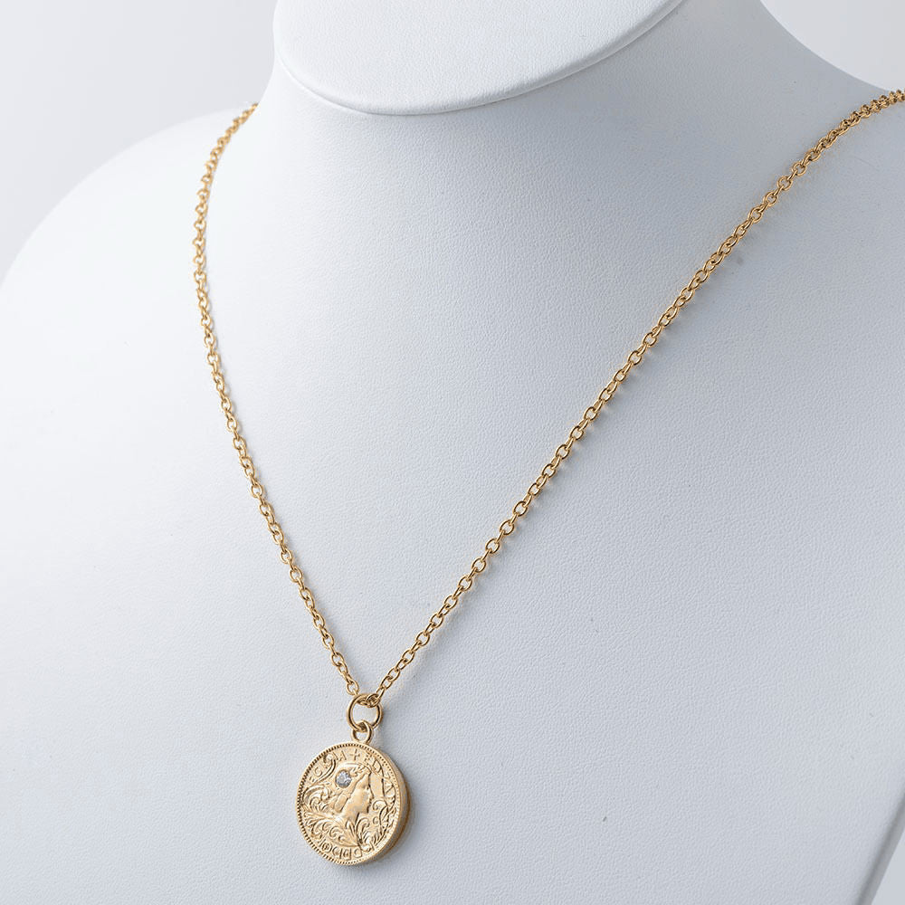 【Twinkle Dream Star premium】コインデザイン サージカルステンレス ネックレス