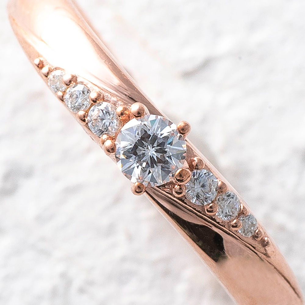 【Twinkle Dream Star premium】ラインデザイン エレガンスシルバー925リング