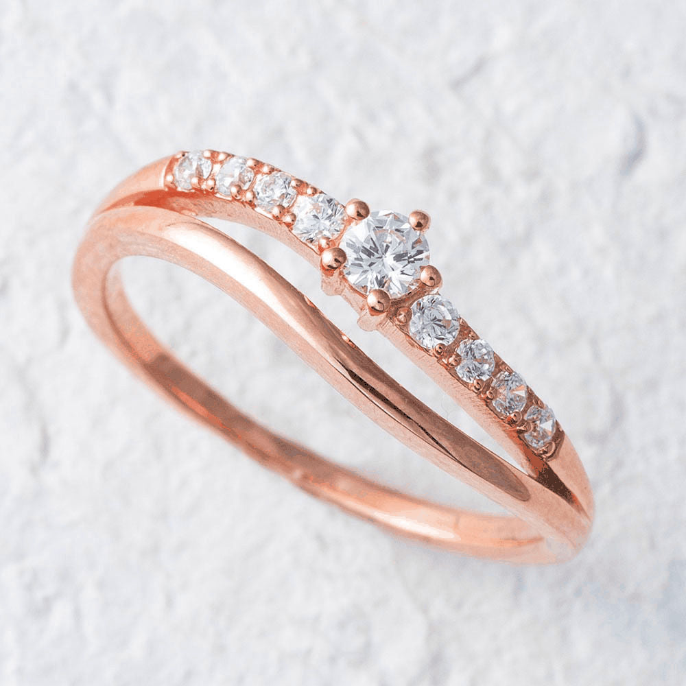 【Twinkle Dream Star premium】シンプルエレガンス シルバー925リング