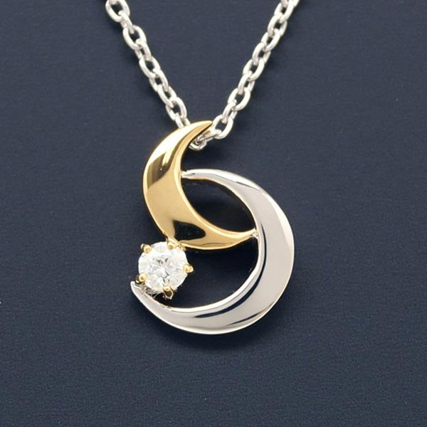 【Twinkle Dream Star premium】ダブルムーンネックレス