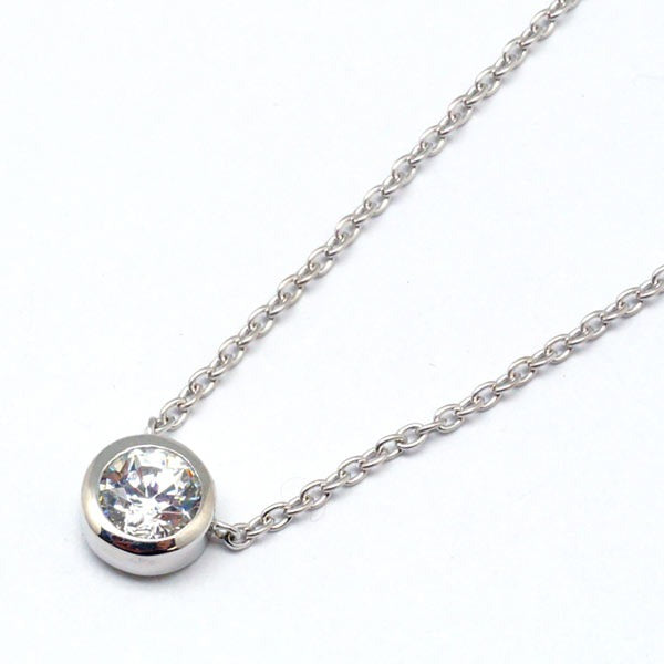 【Twinkle Dream Star premium】両づりベゼルセッティングシルバーネックレス