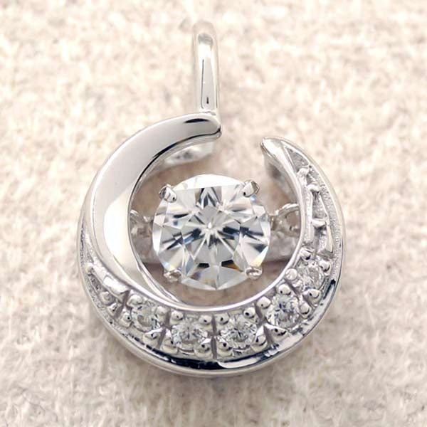 【Twinkle Dream Star premium 】ムーンシルバーネックレス トップ単品