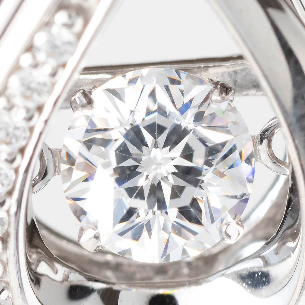 【Twinkle Dream Star premium】しずく型シルバーネックレス トップ単品