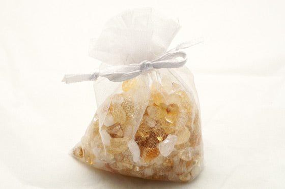 シトリン - 浄化チップ100g - 単品売り - ストーンマーケット