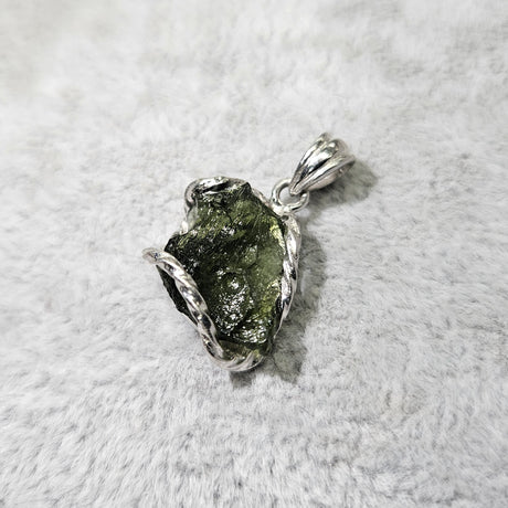 モルダバイト シルバーペンダントトップ