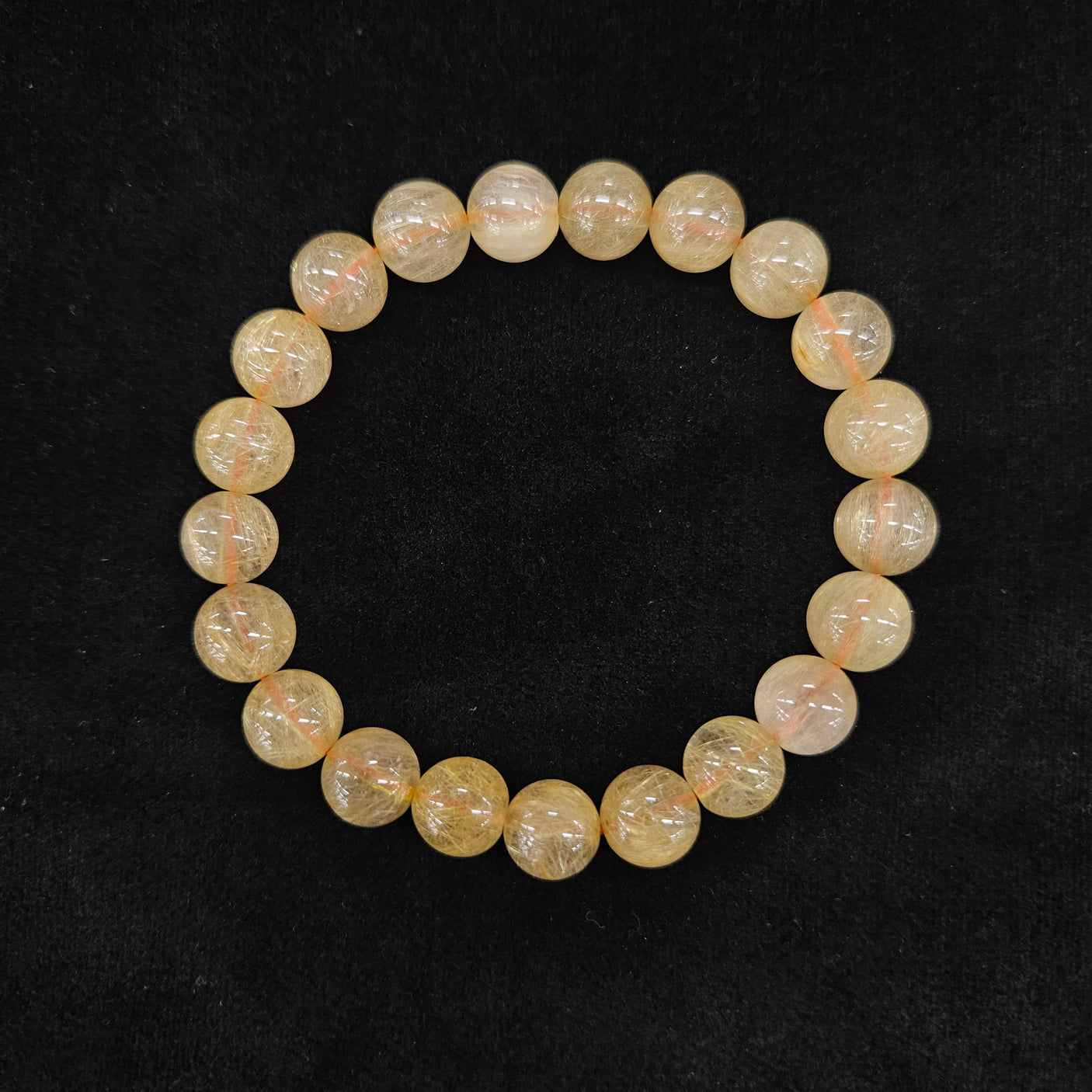 【開運】ルチルクォーツブレスレット9mm