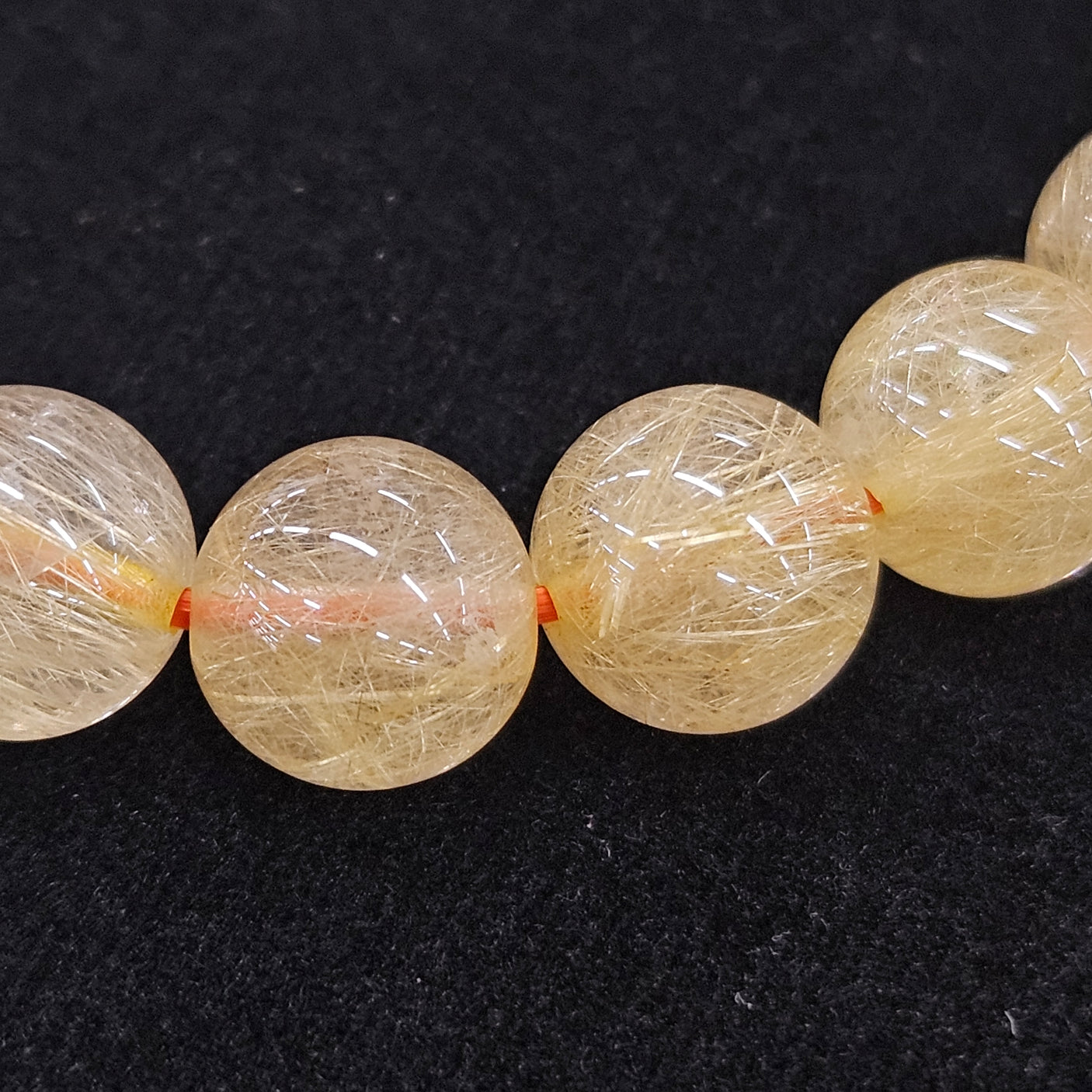 【開運】ルチルクォーツブレスレット9mm