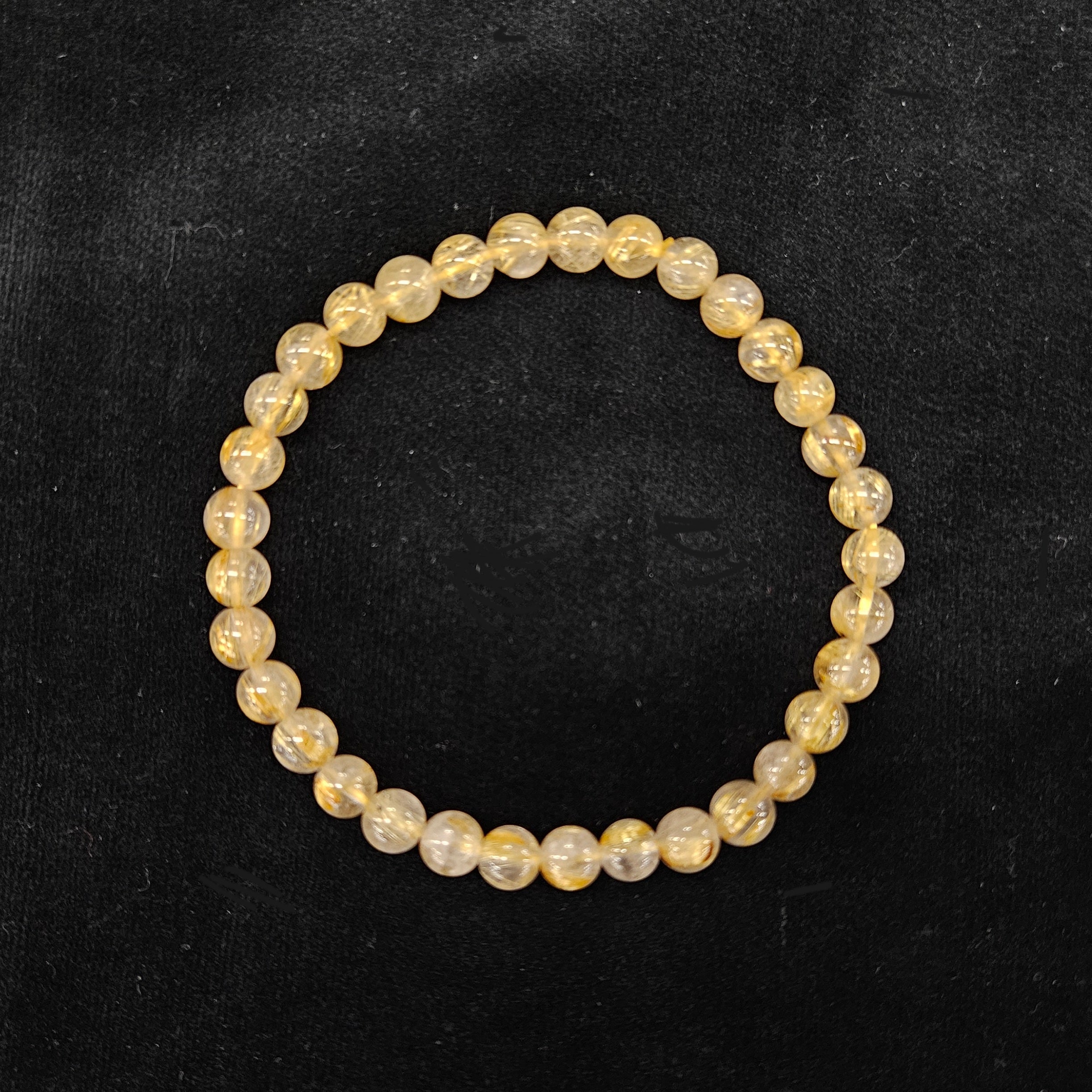 ルチルクォーツ - ブレスレット5〜6mm - 天然石 - 開運 – STONEMARKET