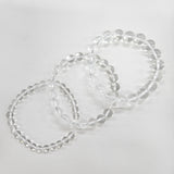 【お買い得】水晶ブレスレット　6mm・8mm・10mm