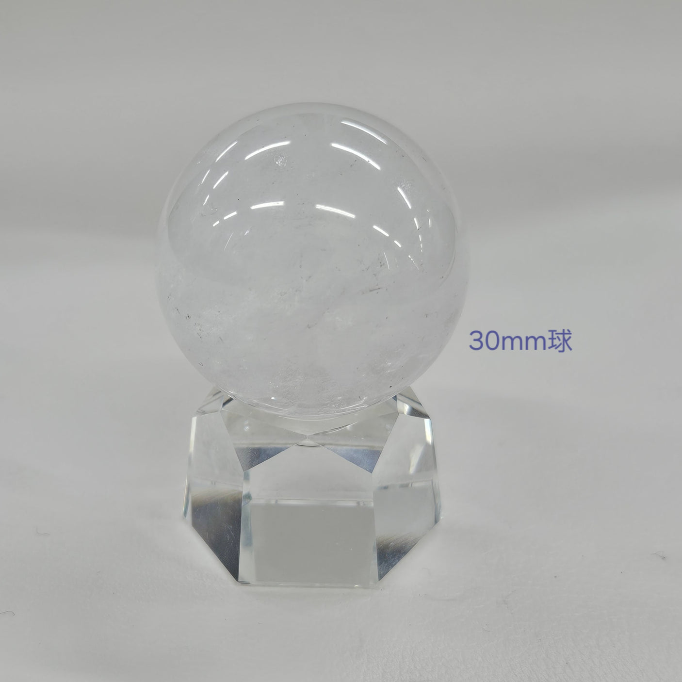 石置き台座（ガラス）　20～40mm球向け