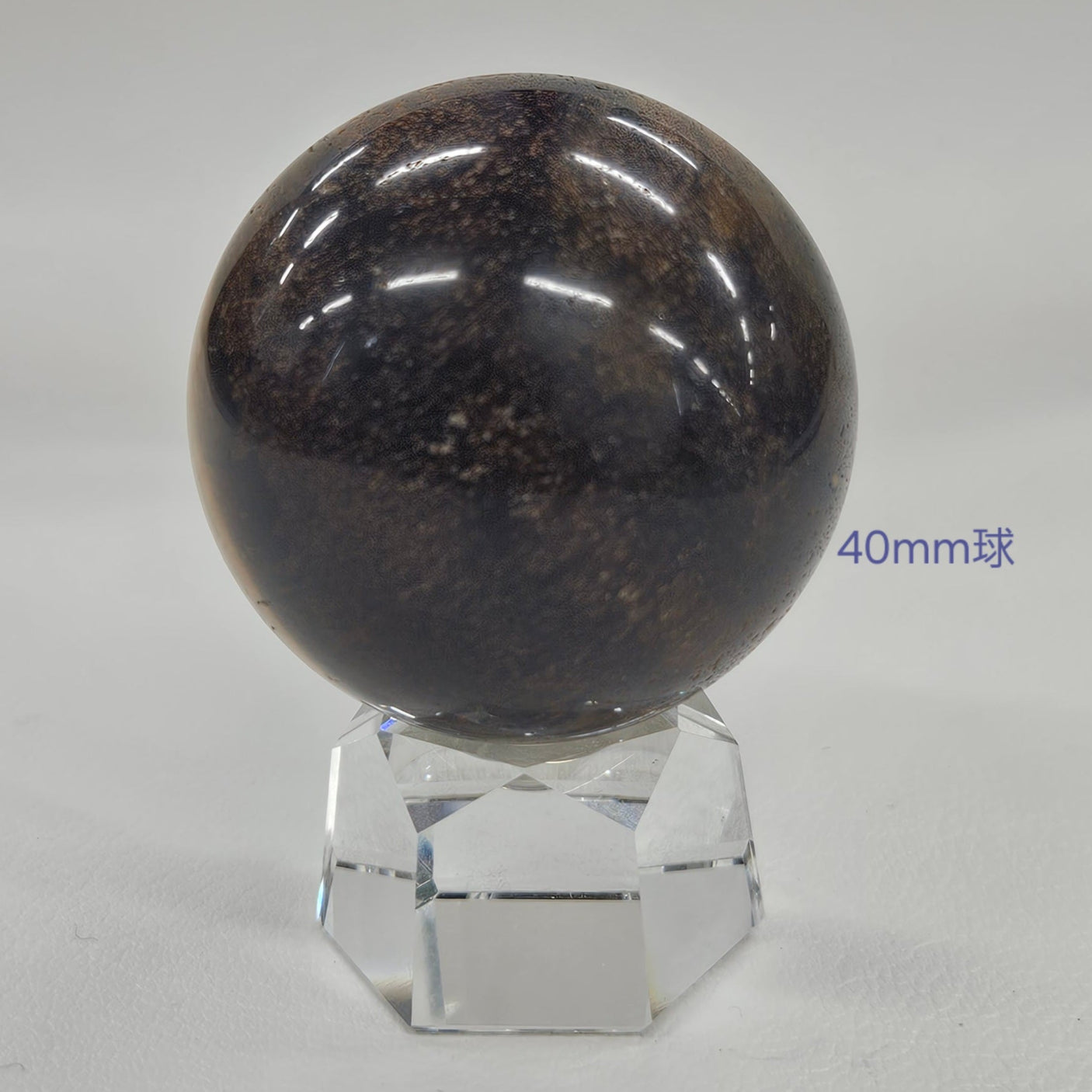 石置き台座（ガラス）　20～40mm球向け