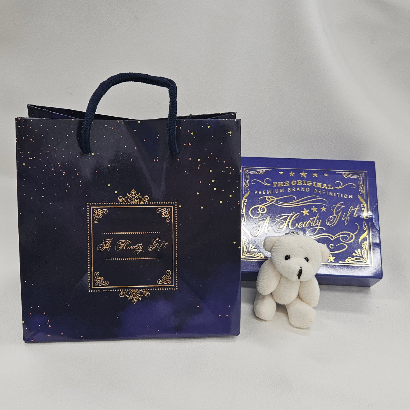 マスコット付きギフトBOX（くまちゃん）【単品売り】