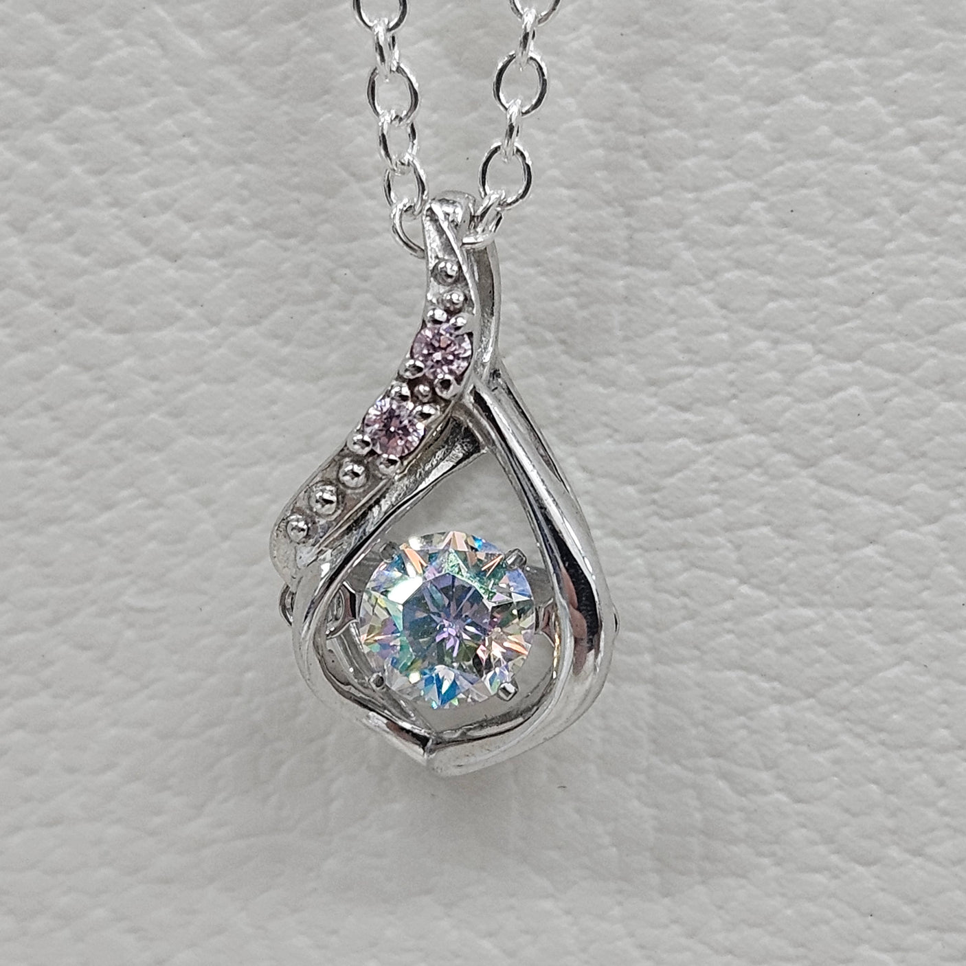 【Twinkle Dream Star premium】ドロップシルバーネックレス トップ単品