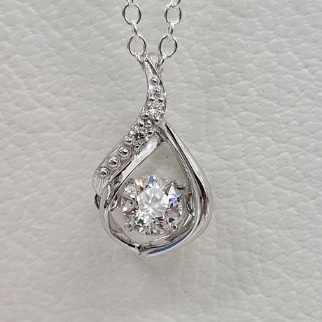 【Twinkle Dream Star premium】ドロップシルバーネックレス トップ単品