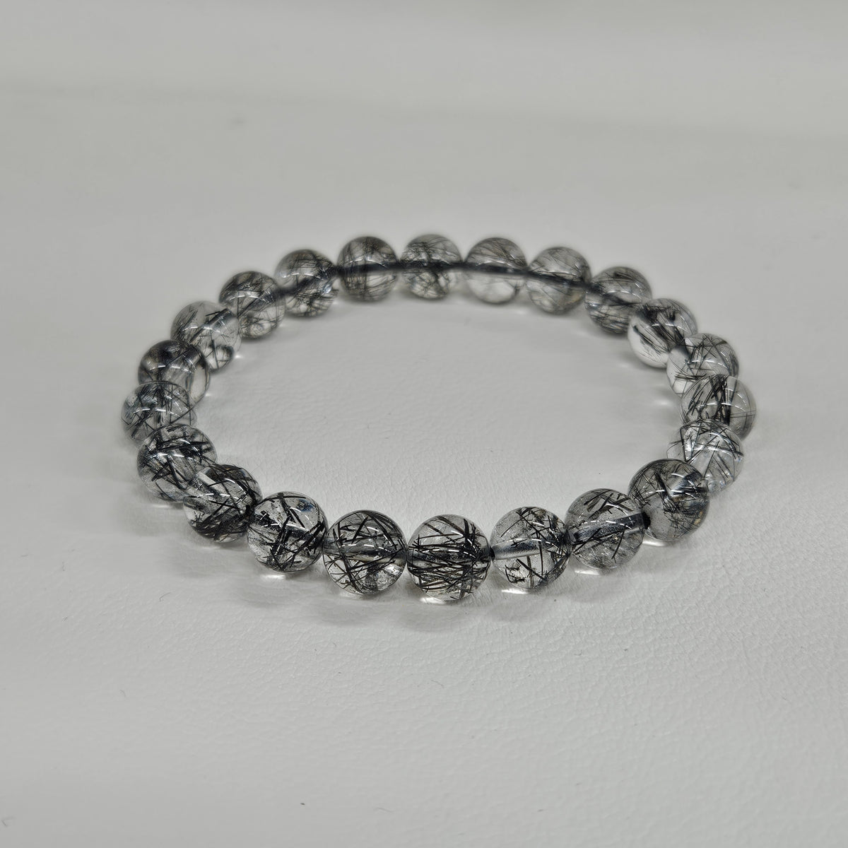ブラックルチルクォーツ - ブレスレット10mm - 天然石 - 金運 