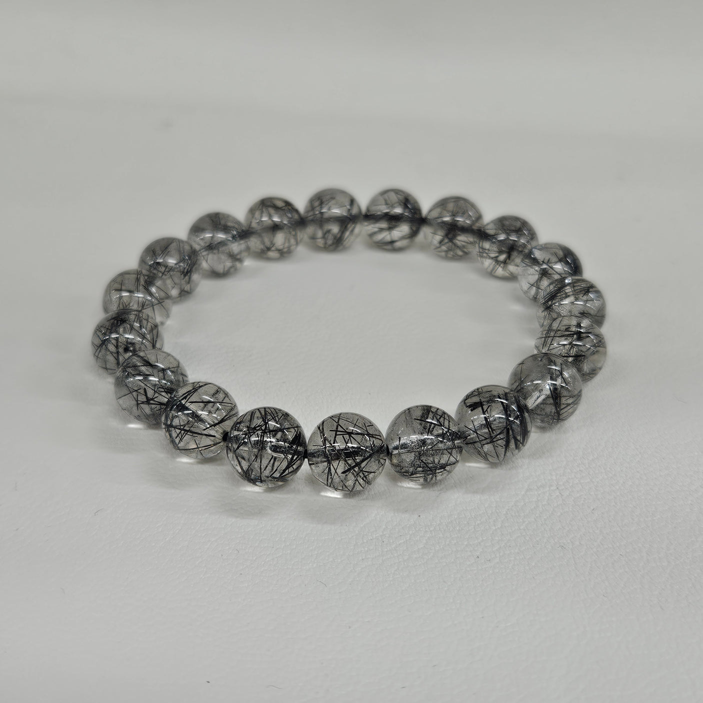 【高品質】ブラックルチルクォーツ ブレスレット 10mm