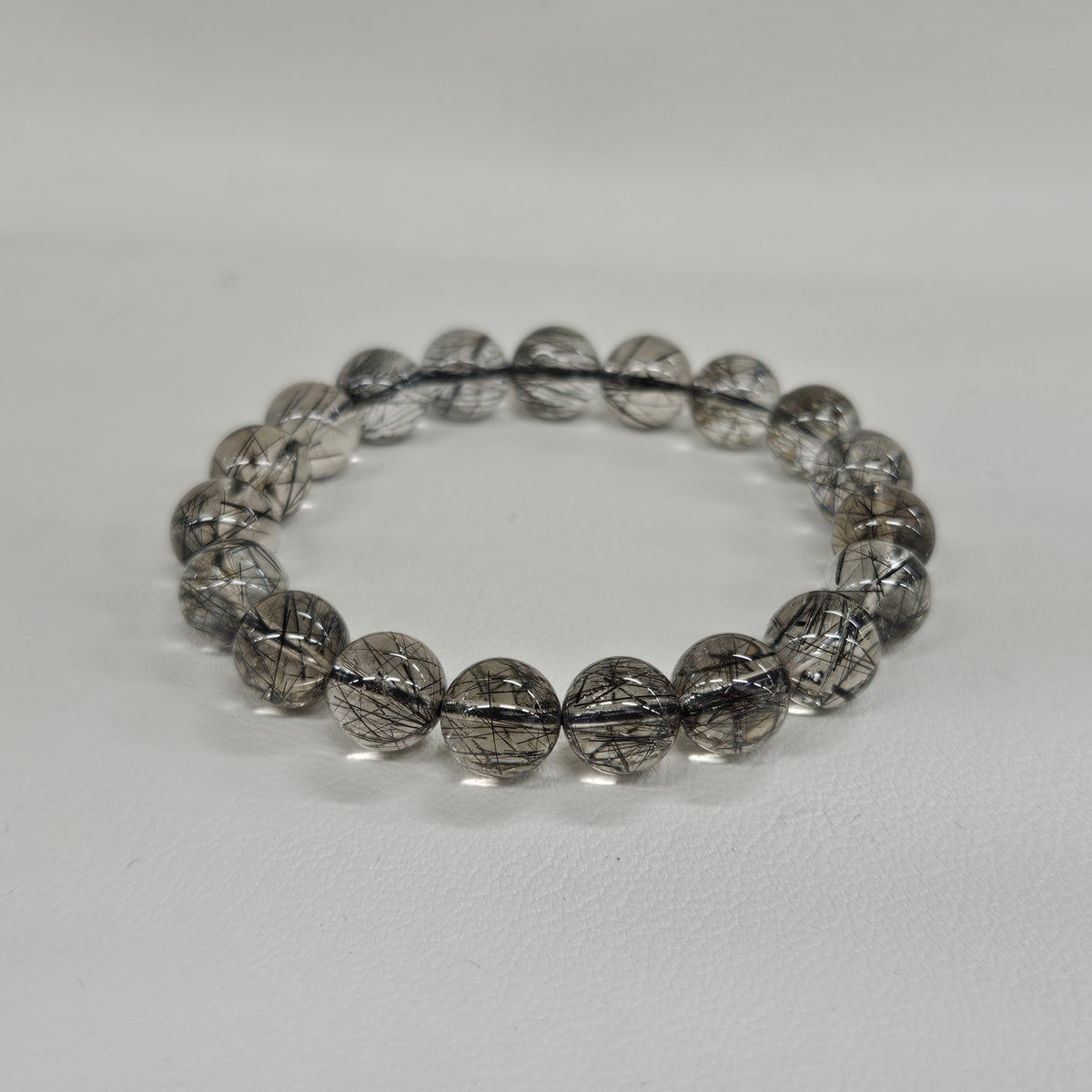 ブラックルチルクォーツ - ブレスレット10mm - 天然石 - 金運 