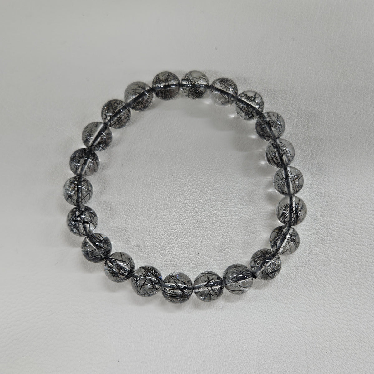 ブラックルチルクォーツ - ブレスレット10mm - 天然石 - 金運 