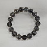 【高品質】ブラックルチルクォーツ 12mm ブレスレット