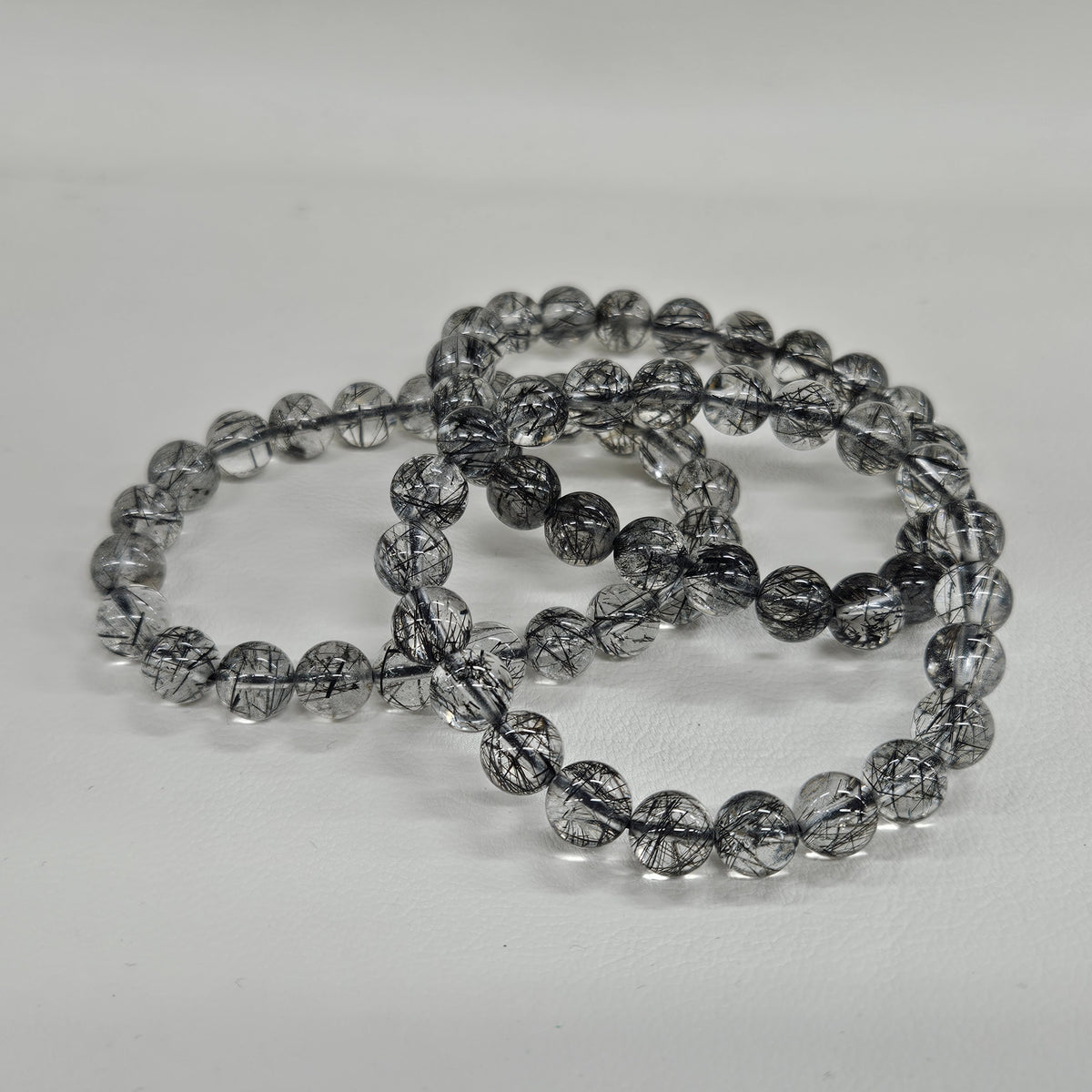 ブラックルチルクォーツ - ブレスレット10mm - 天然石 - 金運 
