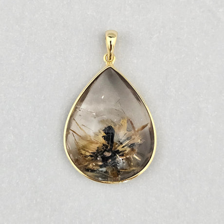 ゴールドタイチンペンダントトップ 約31x25mm【会長秘蔵コレクション】＜0015＞