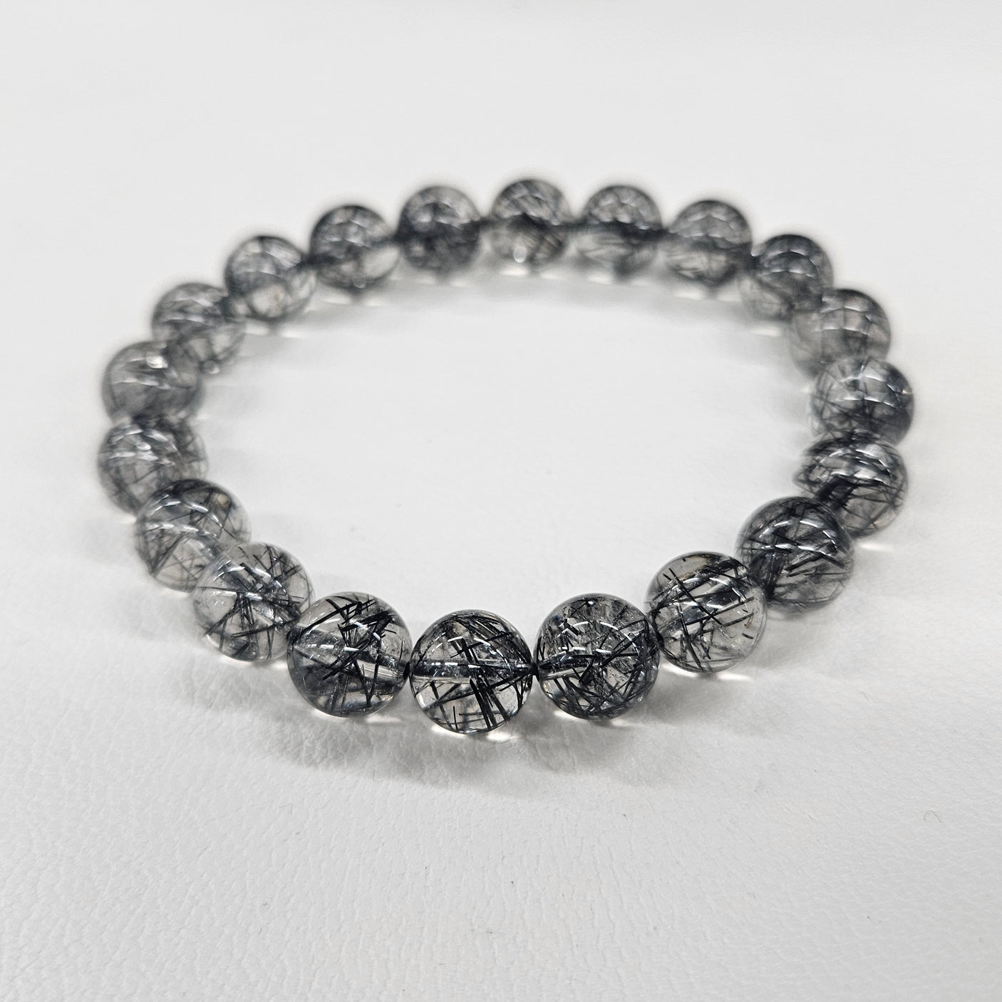 ハイグレードブラックルチルブレスレット  約9.5-10mm 【会長秘蔵コレクション】＜0039＞