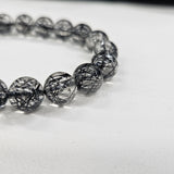ハイグレードブラックルチルブレスレット  約9.5-10mm 【会長秘蔵コレクション】＜0039＞