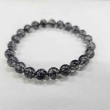 ハイグレードブラックルチルブレスレット 約8mm 【会長秘蔵コレクション】＜0040＞