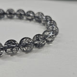 ハイグレードブラックルチルブレスレット 約8mm 【会長秘蔵コレクション】＜0040＞