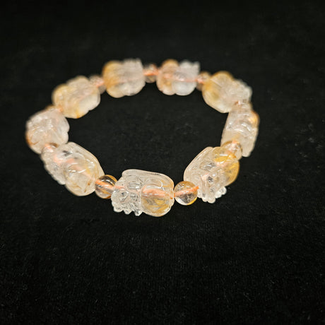 ルチルヒキュウブレスレット 約15×6.5mm 【会長秘蔵コレクション】＜0044＞