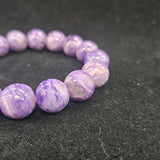 チャロアイトシリカブレスレット 約13mm 【会長秘蔵コレクション】＜0053＞