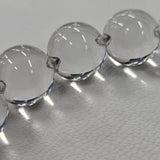 貫通穴なし水晶ブレスレット 約12mm 【会長秘蔵コレクション】＜0065＞